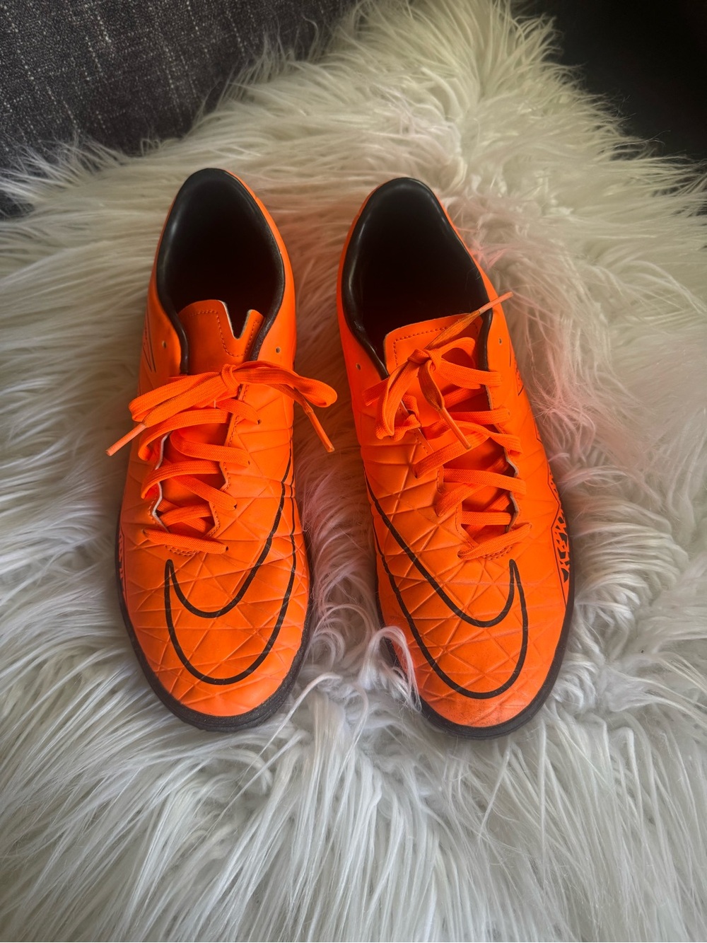 Nike Men’s Bright Orange Indoor Soccer Shoes